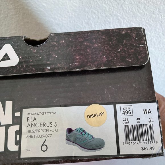 NEW FILA Womens Ancerus 5 Running Shoes Athletic Sneakers 6 NIB - Picture 8 of 11